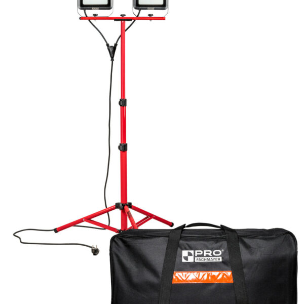 REFLEKTOR LED ZE  STATYWEM W  POKROWCU IP 65 2x100W  16000LM MOCNY