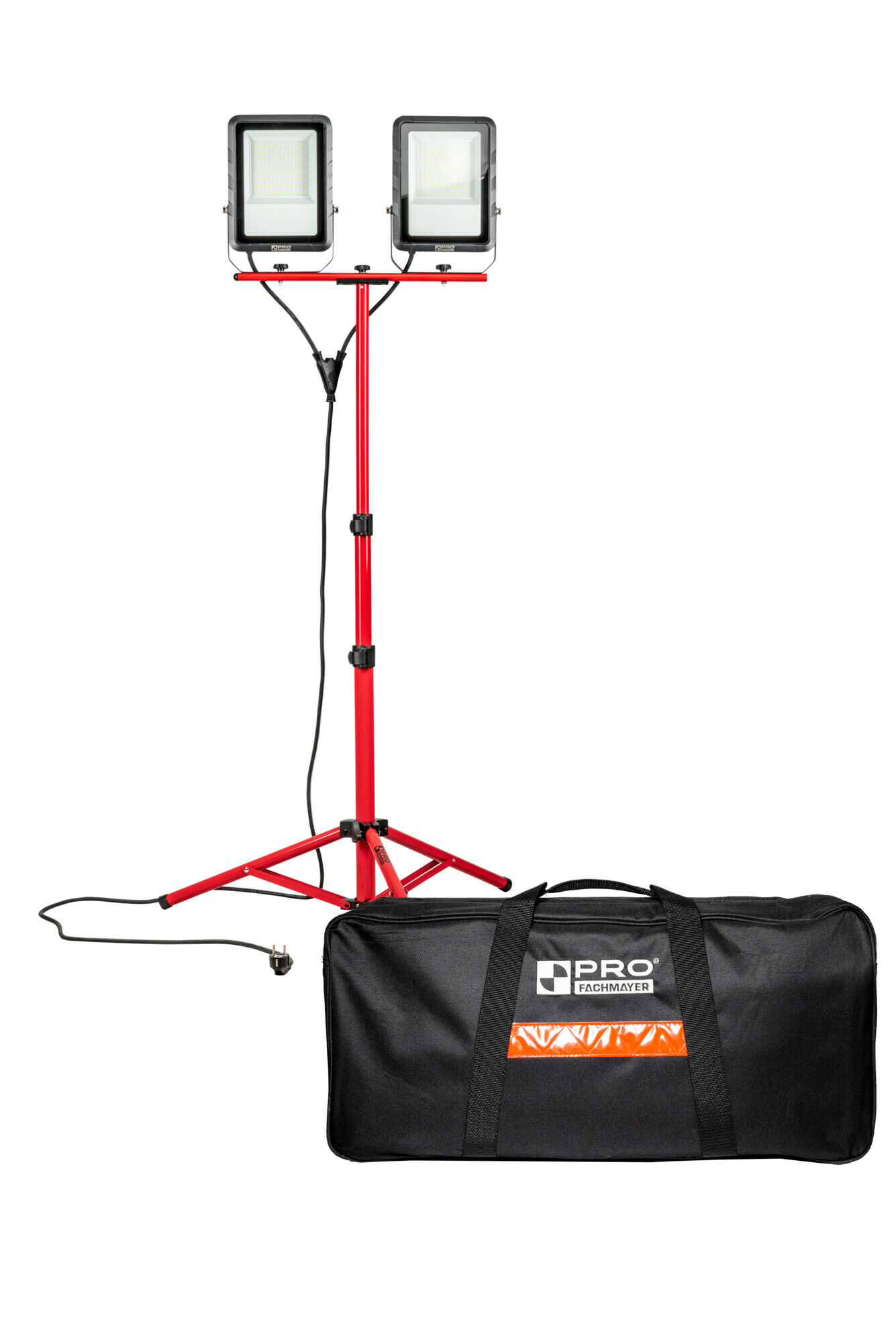 REFLEKTOR LED ZE  STATYWEM W  POKROWCU IP 65 2x100W  16000LM MOCNY