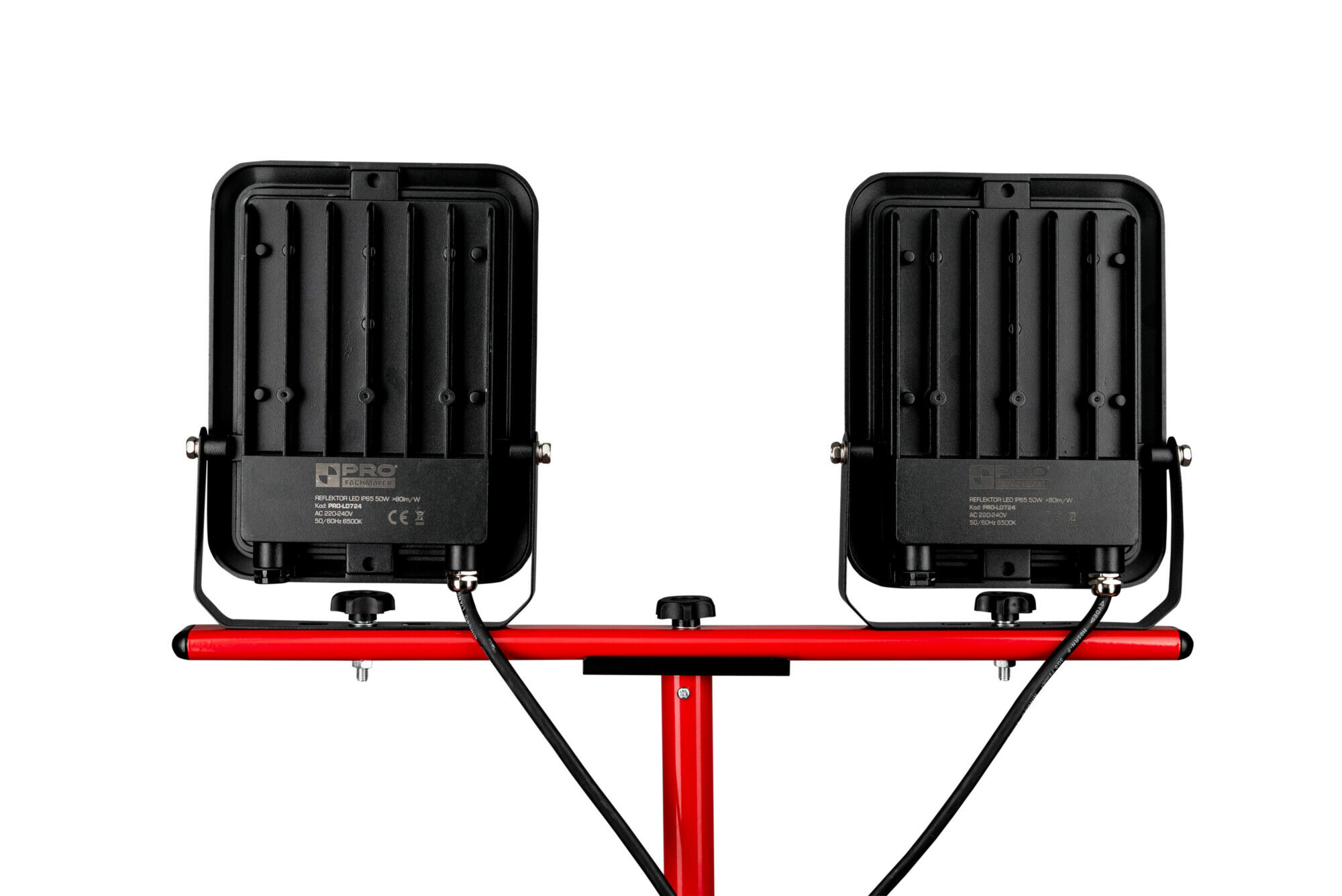 REFLEKTOR LED ZE STATYWEM W POKROWCU IP65 2x50W  8000LM - obrazek 7