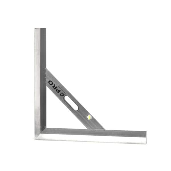 Kątownica murarska trapezowa z uchwytem i wskaźnikami 80x80cm
