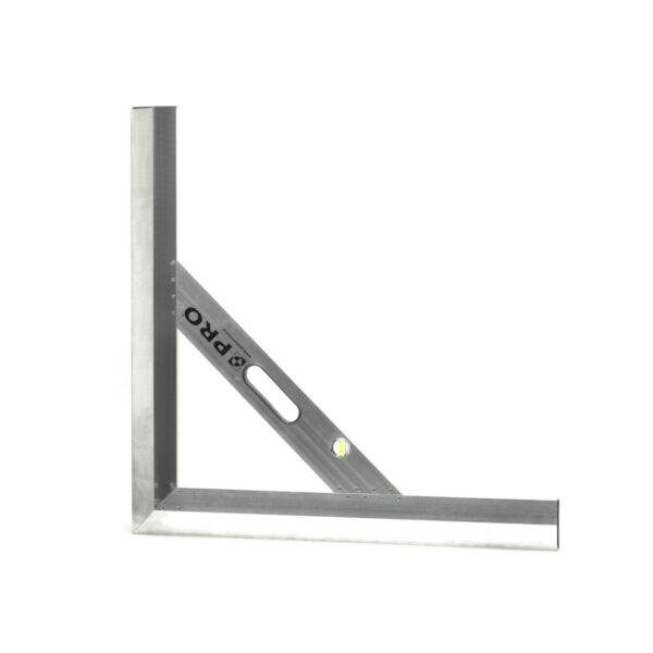 Kątownica murarska trapezowa z uchwytem i wskaźnikami 80x80cm