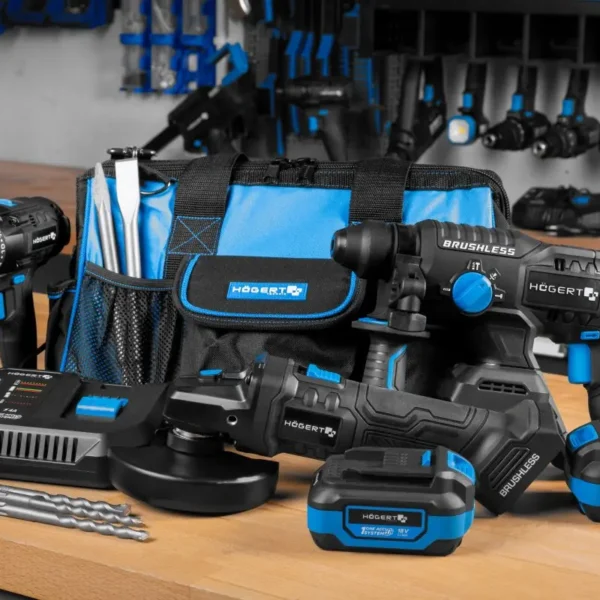Zestaw Elektronarzędzi Bezszczotkowych 18V BLCONSTRUCTION Hogert
