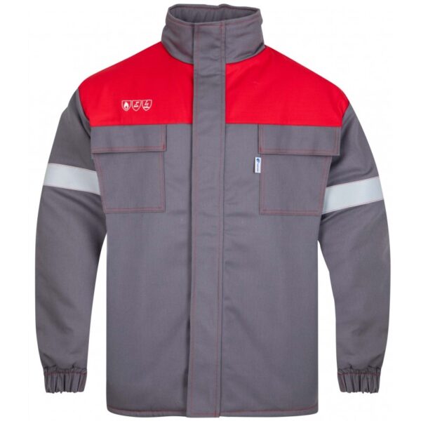 Kurtka ocieplana KOLPEO DUO 2w1 antyelektrostatyczna trudnopalna dla spawaczy