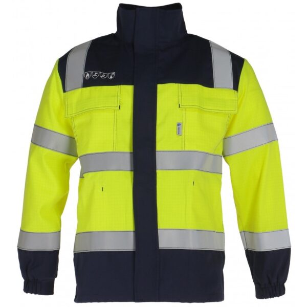 Bluza TARAJ HV 5w1 antyelektrostatyczna, trudnopalna, chroniąca przed ciekłymi chemikaliami, ostrzegawcza