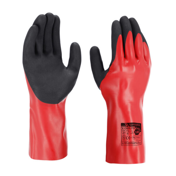 RĘKAWICE GUMOWE X-CHEM PRO ROZM. 10