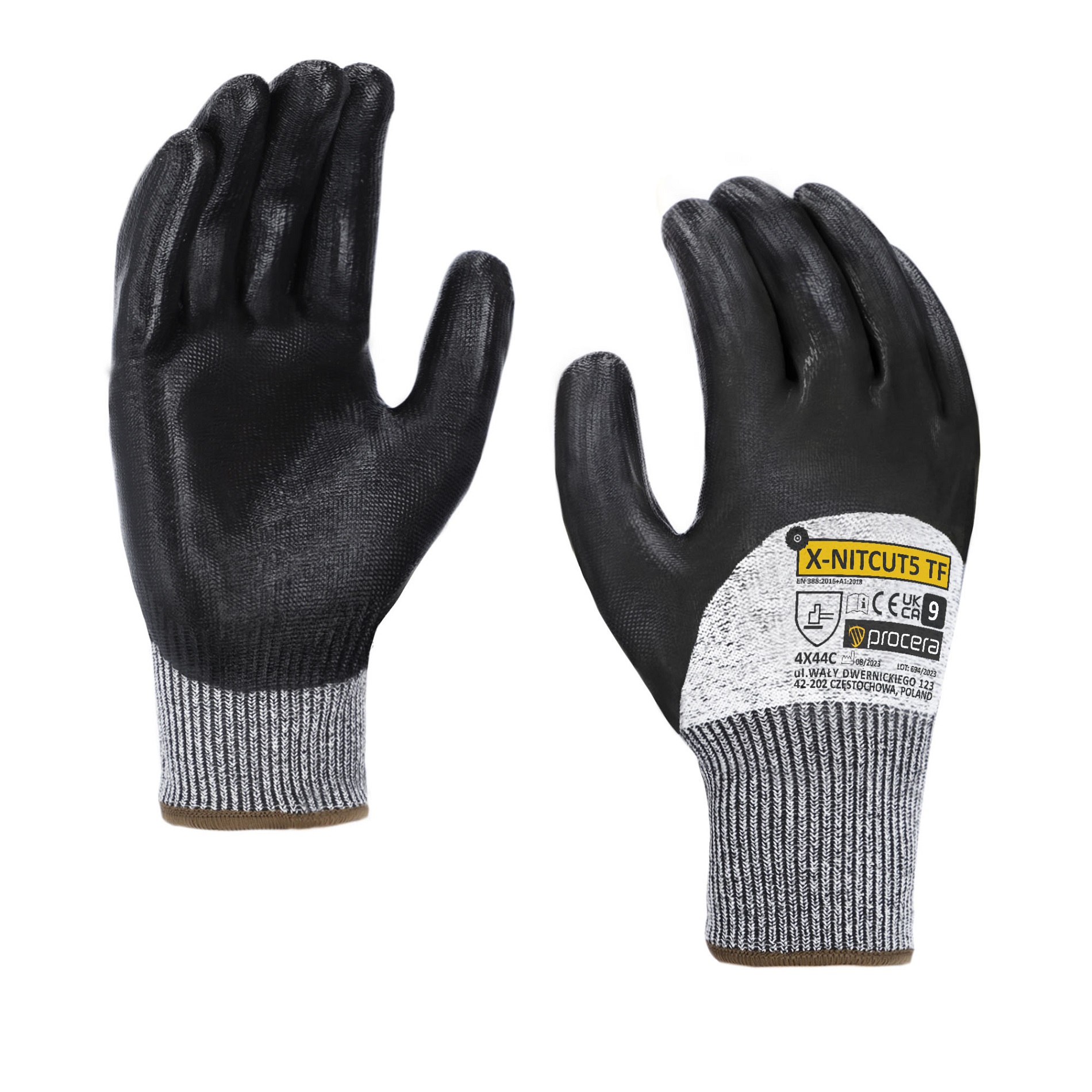 RĘKAWICE OCHRONNE ANTYPRZECIĘCIOWE X-NITCUT5 TF