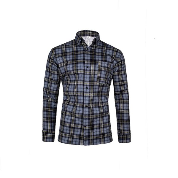 KOSZULA FLANELOWA KRATA SZARA