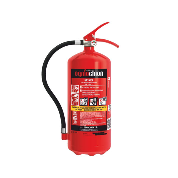 GAŚNICA PROSZKOWA 6 KG GP-6x ABC/MP OGNIOCHRON