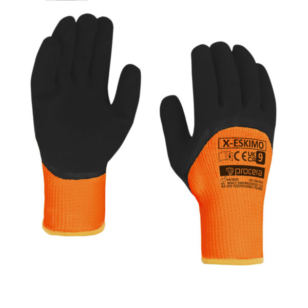 RĘKAWICE OCIEPLANE POWLEKANE PIANKĄ LATEKSOWĄ X-ESKIMO