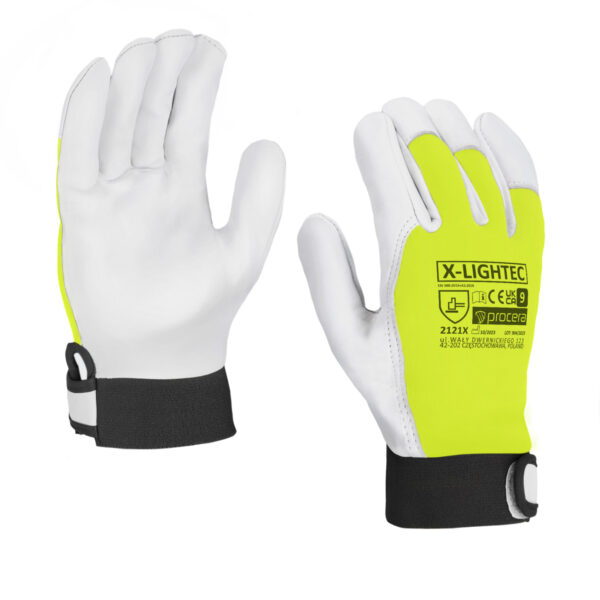 RĘKAWICE OCHRONNE WZMOCNIONE KOZIĄ SKÓRĄ X-LIGHTEC