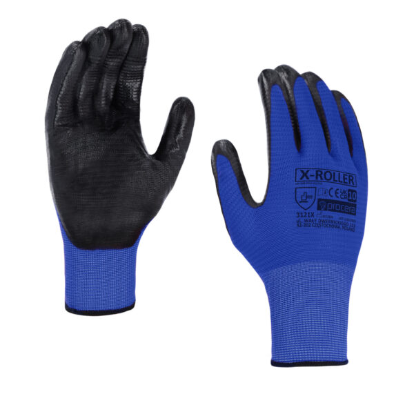 RĘKAWICE OCHRONNE POWLEKANE NITRYLEM X-ROLLER