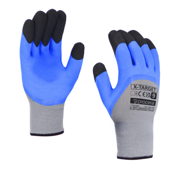 RĘKAWICE OCHRONNE POWLEKANE LATEKSEM X-TARGET