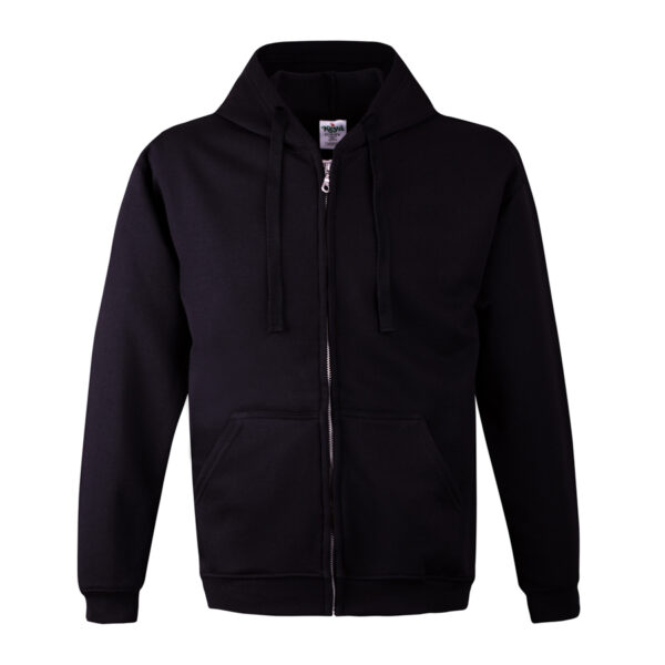 BLUZA Z KAPTUREM ZAPINANA 280G CZARNA