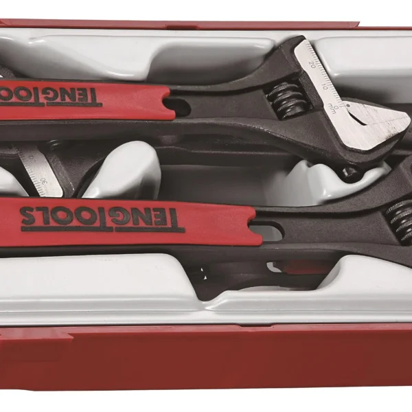 Zestaw kluczy nastawnych Teng Tools TTADJ04