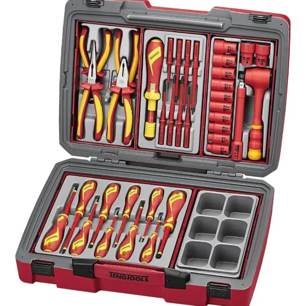 37-elementowy zestaw narzędzi VDE 1000V TC-6T02 Teng Tools