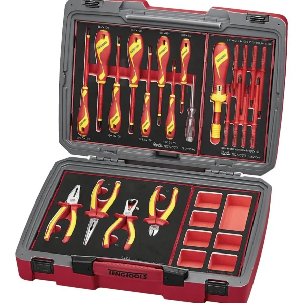 29-elementowy zestaw narzędzi VDE 1000V TC-6TE02 Teng Tools