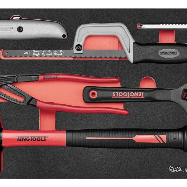 6-elementowy zestaw narzędzi dla hydraulików Teng Tools TEFX06E