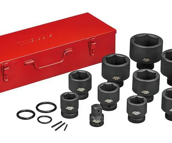 17-elementowy zestaw nasadek udarowych 6-kątnych Teng Tools 9117