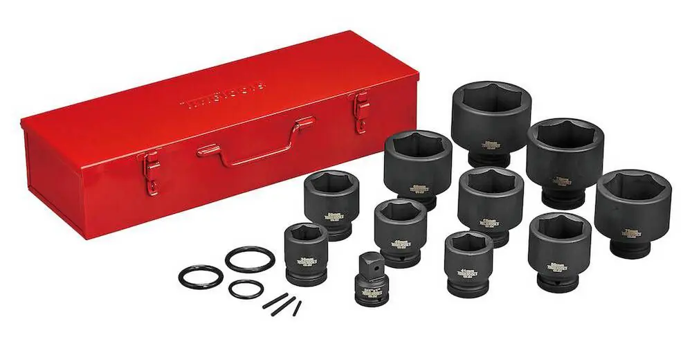 17-elementowy zestaw nasadek udarowych 6-kątnych Teng Tools 9117