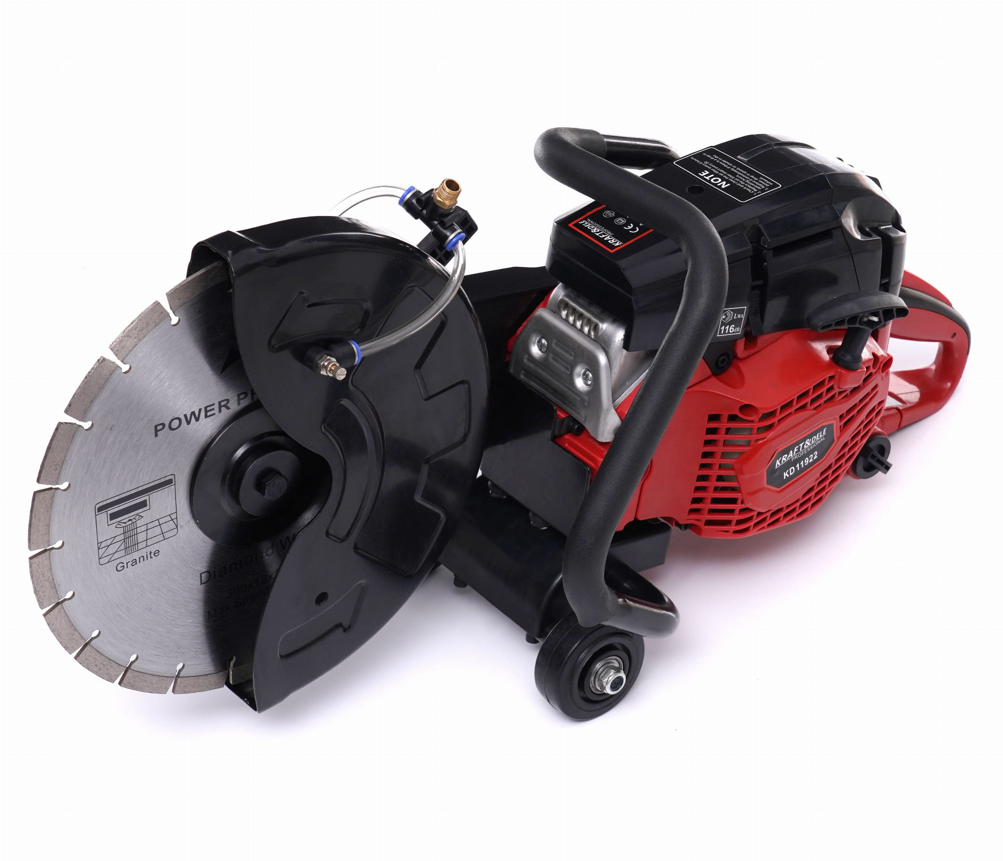 Piła spalinowa do betonu/ asfaltu 2,4kW / 300mm / 12" KD11922 - obrazek 3