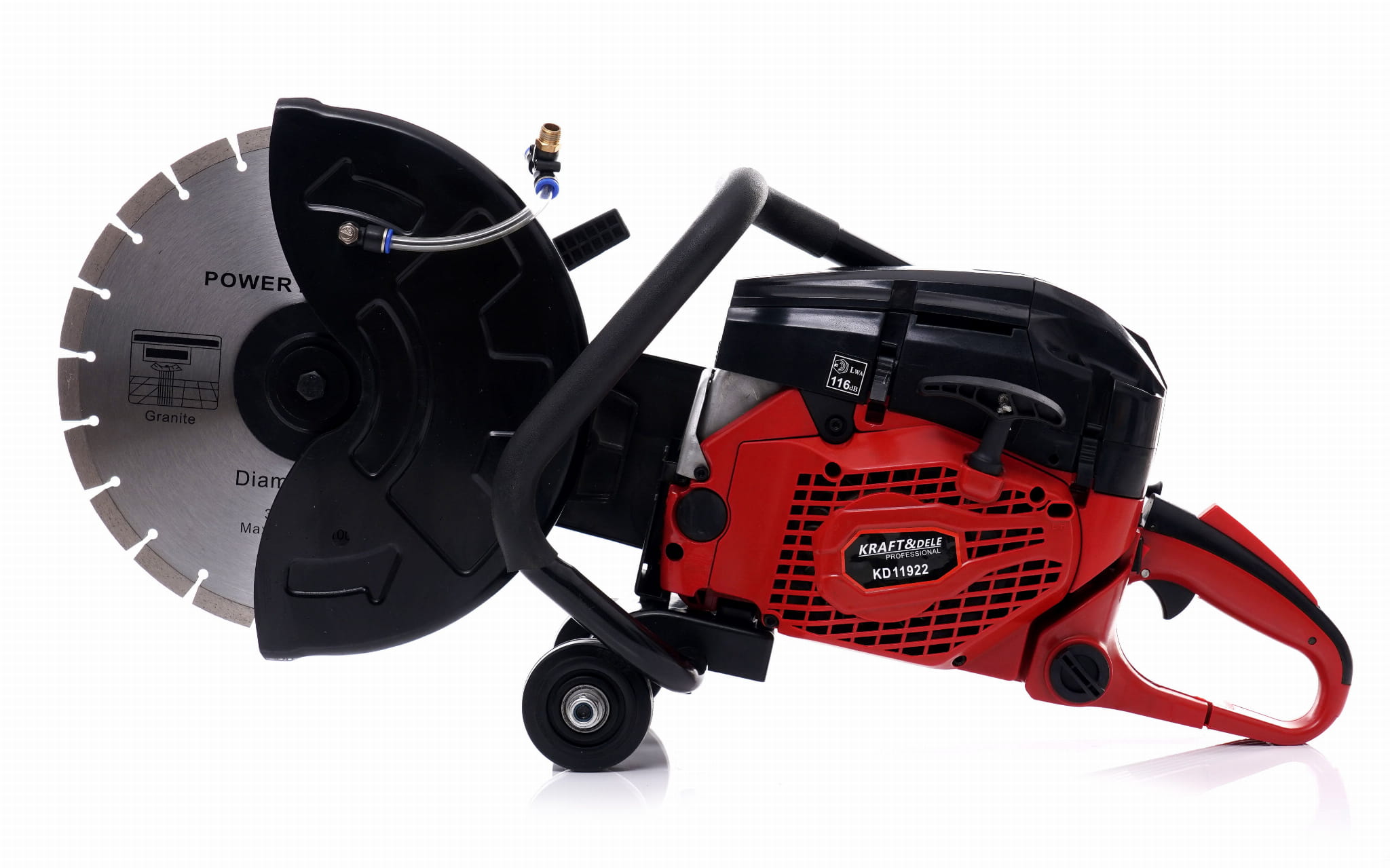 Piła spalinowa do betonu/ asfaltu 2,4kW / 300mm / 12" KD11922 - obrazek 9