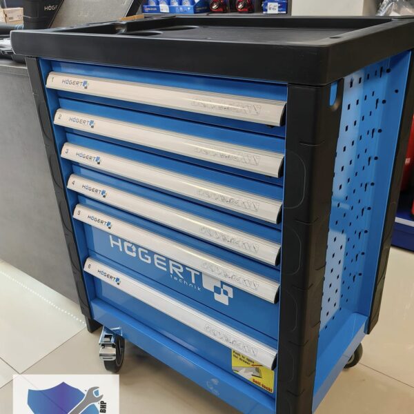 WÓZEK NARZĘDZIOWY WARSZTATOWY HOGERT MOBILNY 6 SZUFLAD 171el. HT7G052