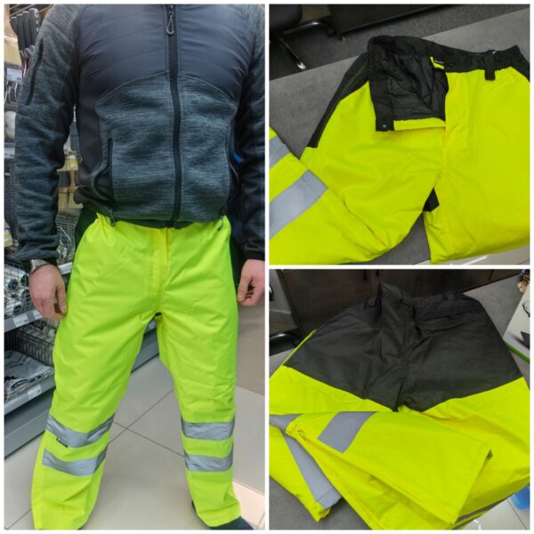 Spodnie ostrzegawcze ocieplane żółte HÖGERT