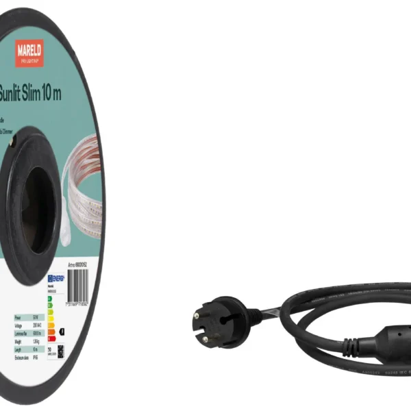Taśma LED SUNLIT SLIM 10 m + kabel zasilający Mareld