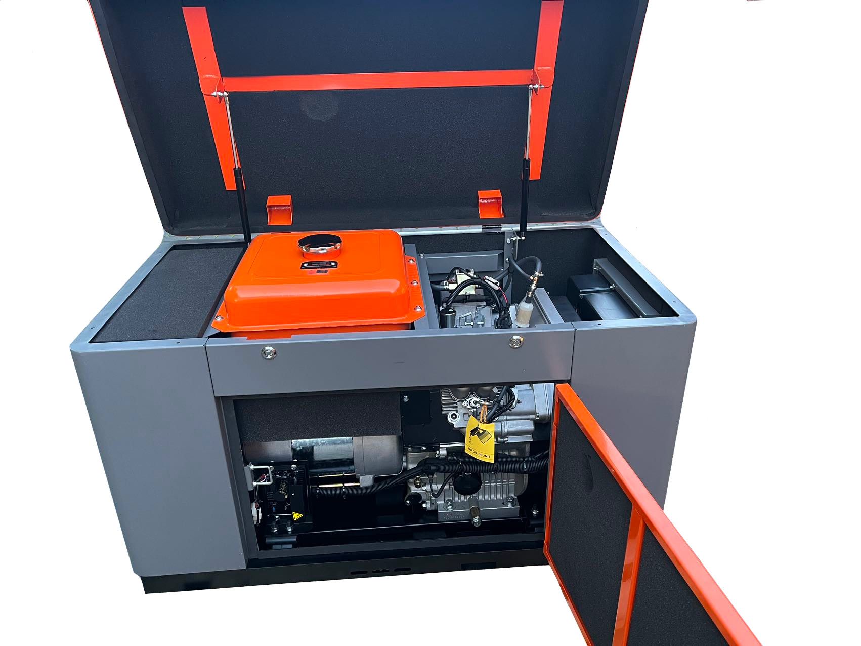 Agregat prądotwórczy jednofazowy DIESEL 12/13kW KD197 - obrazek 4