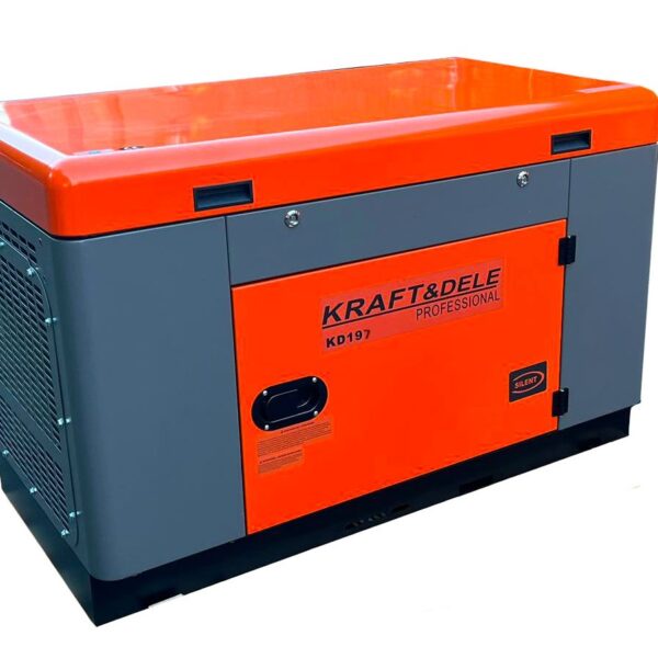 Agregat prądotwórczy jednofazowy DIESEL 12/13kW KD197