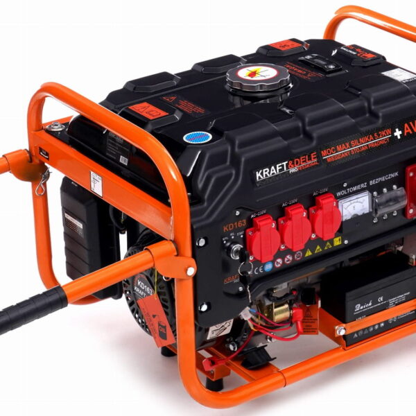 Agregat prądotwórczy 3500W 12/230V/380V KD163 Automatyczny rozruch z kluczyka