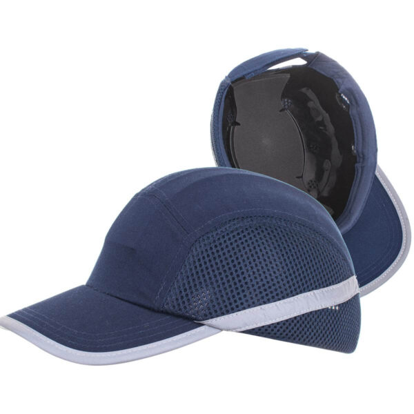 CZAPKOKASK CZAPKA OCHRONNA Antyskalpowa BUMPCAP Z SIATKĄ GRANATOWA