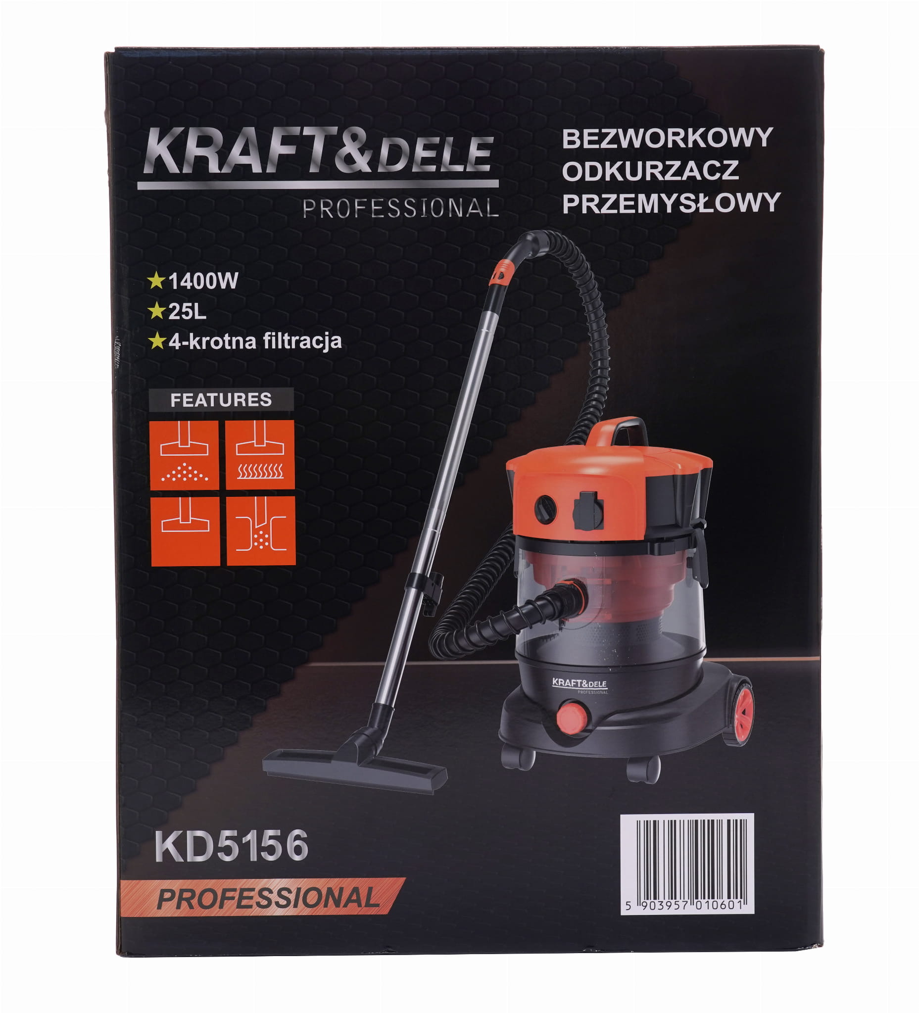 ODKURZACZ PRZEMYSŁOWY BEZWORKOWY KD5156 - obrazek 13