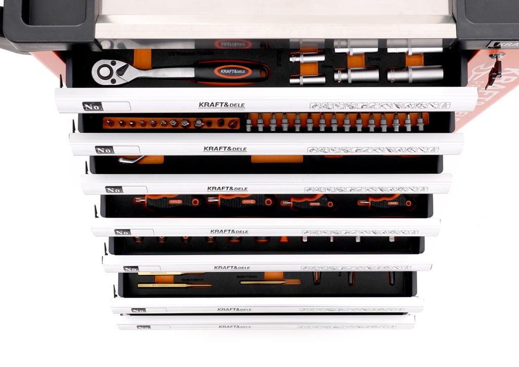 SZAFKA NARZĘDZIOWA WARSZTATOWA Z WYPOSARZENIEM 258EL. KD1067 wysyłka gratis! - obrazek 8