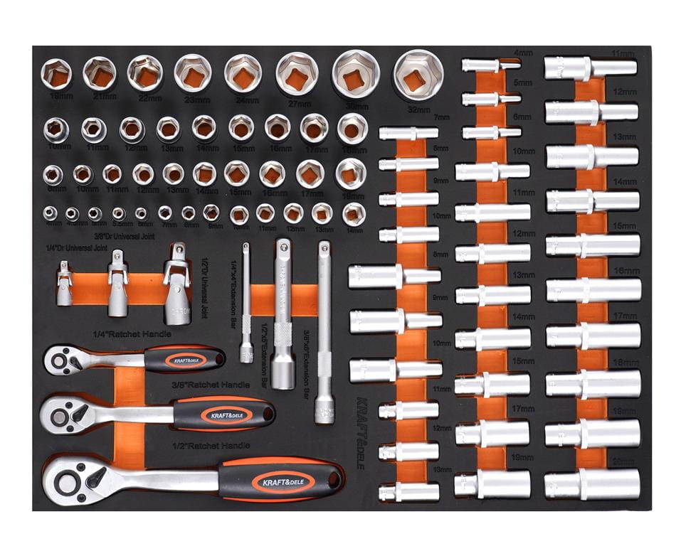 SZAFKA NARZĘDZIOWA WARSZTATOWA Z WYPOSARZENIEM 258EL. KD1067 wysyłka gratis! - obrazek 5