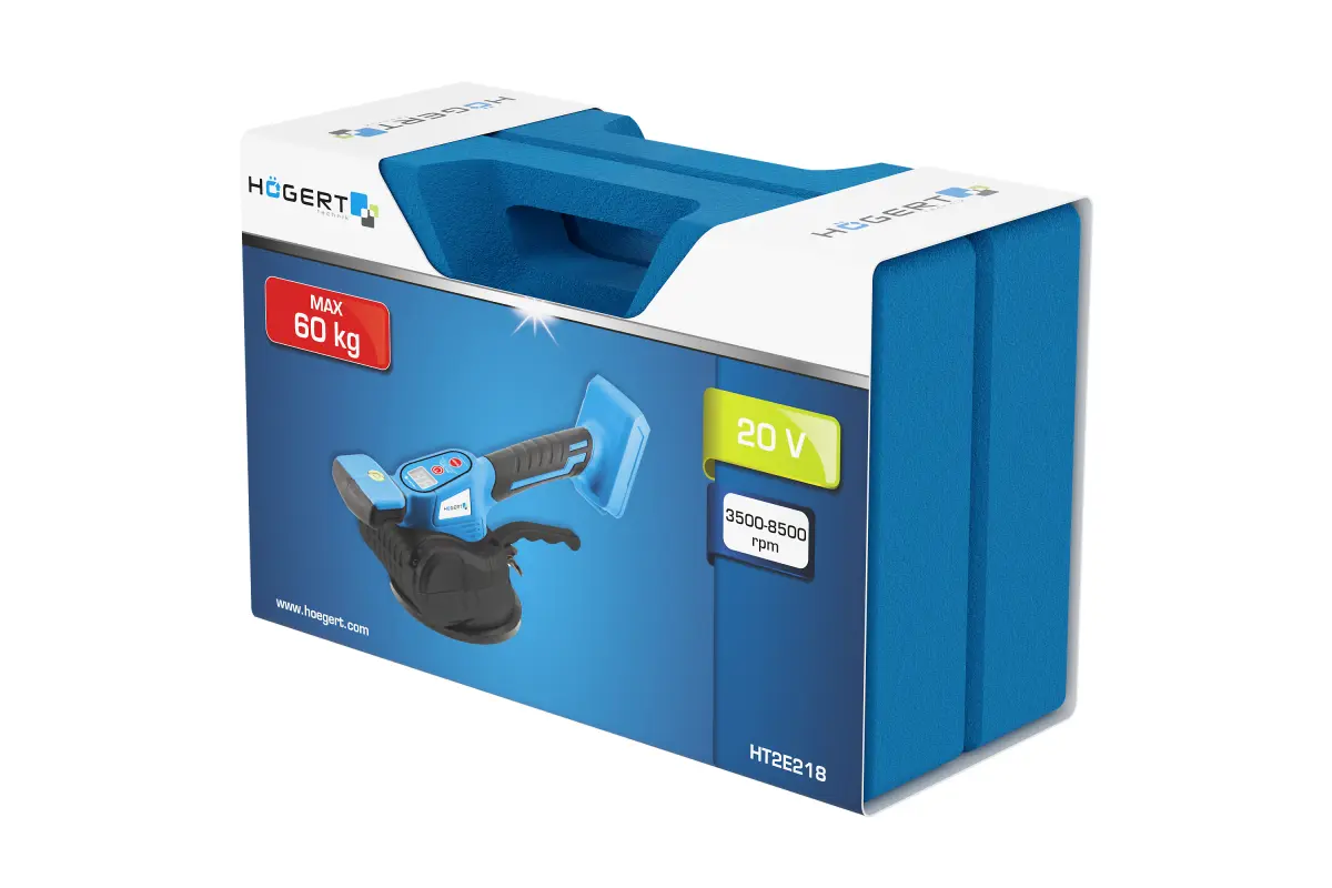 Profesjonalna przyssawka wibrująca do płytek Hogert - obrazek 4