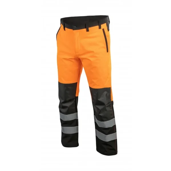 TRAUN spodnie ostrzegawcze softshell pomarańczowe