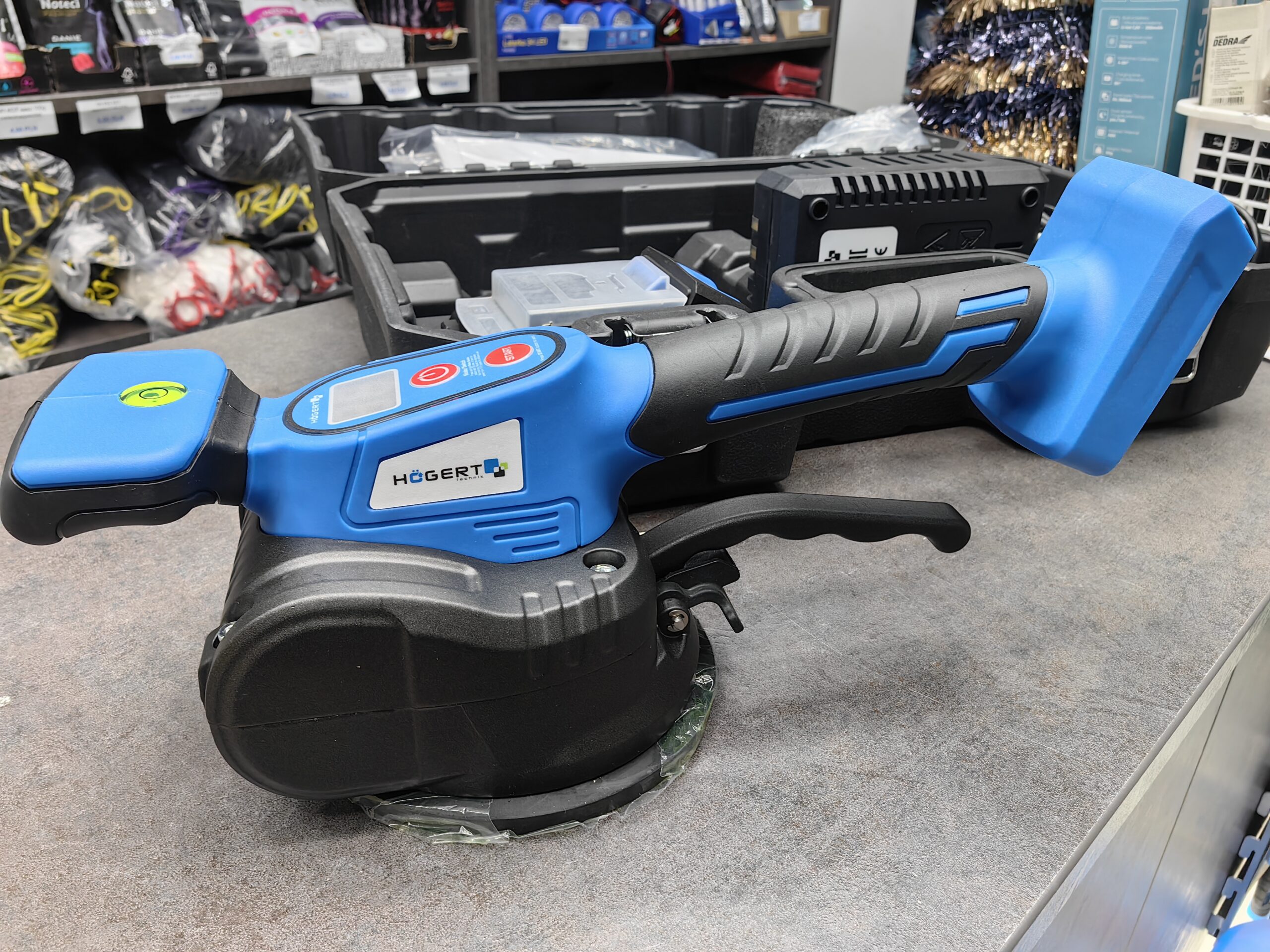 Profesjonalna przyssawka wibrująca do płytek Hogert