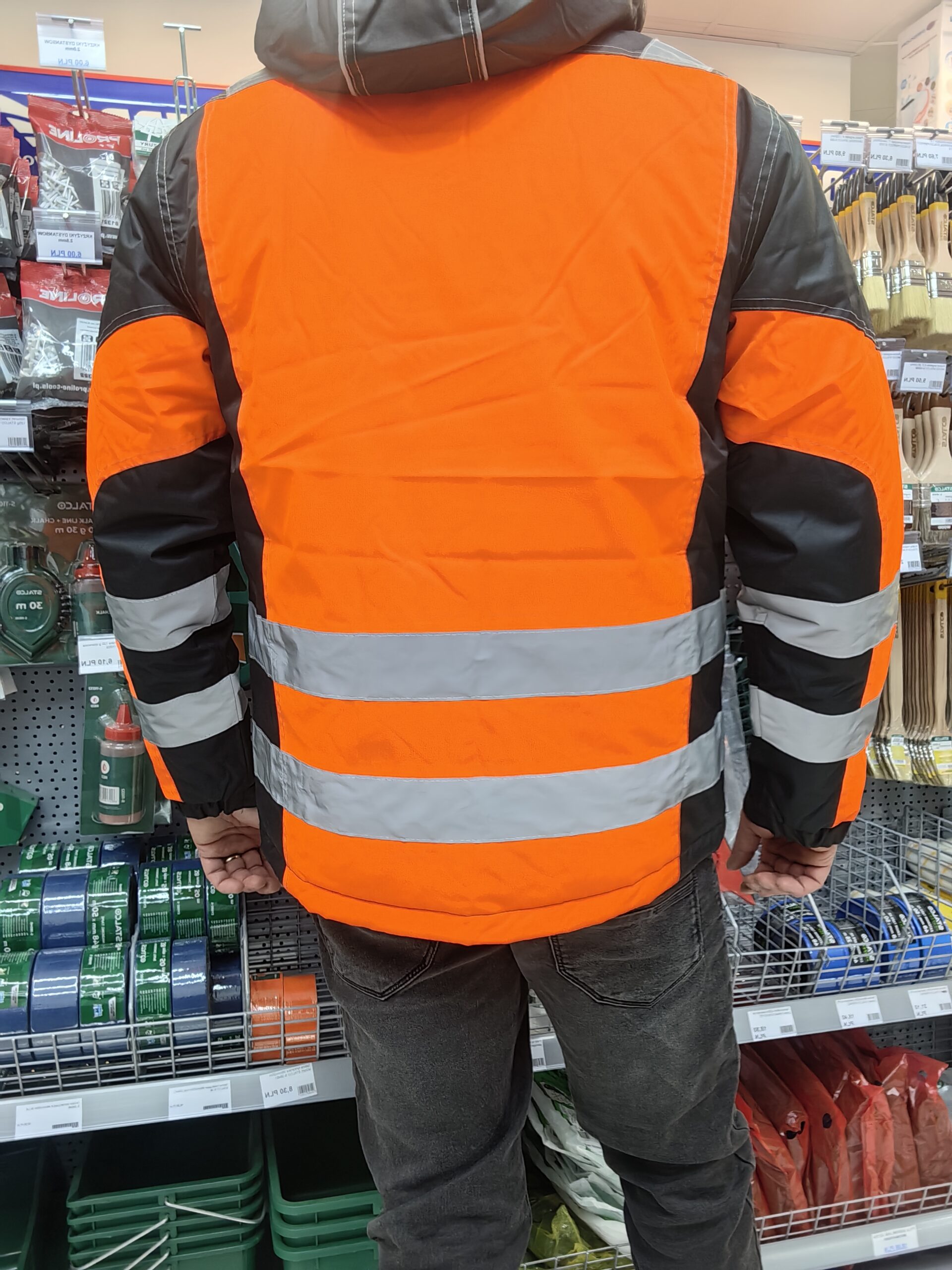 KURTKA OCIEPLANA LOGIC ORANGE - obrazek 3