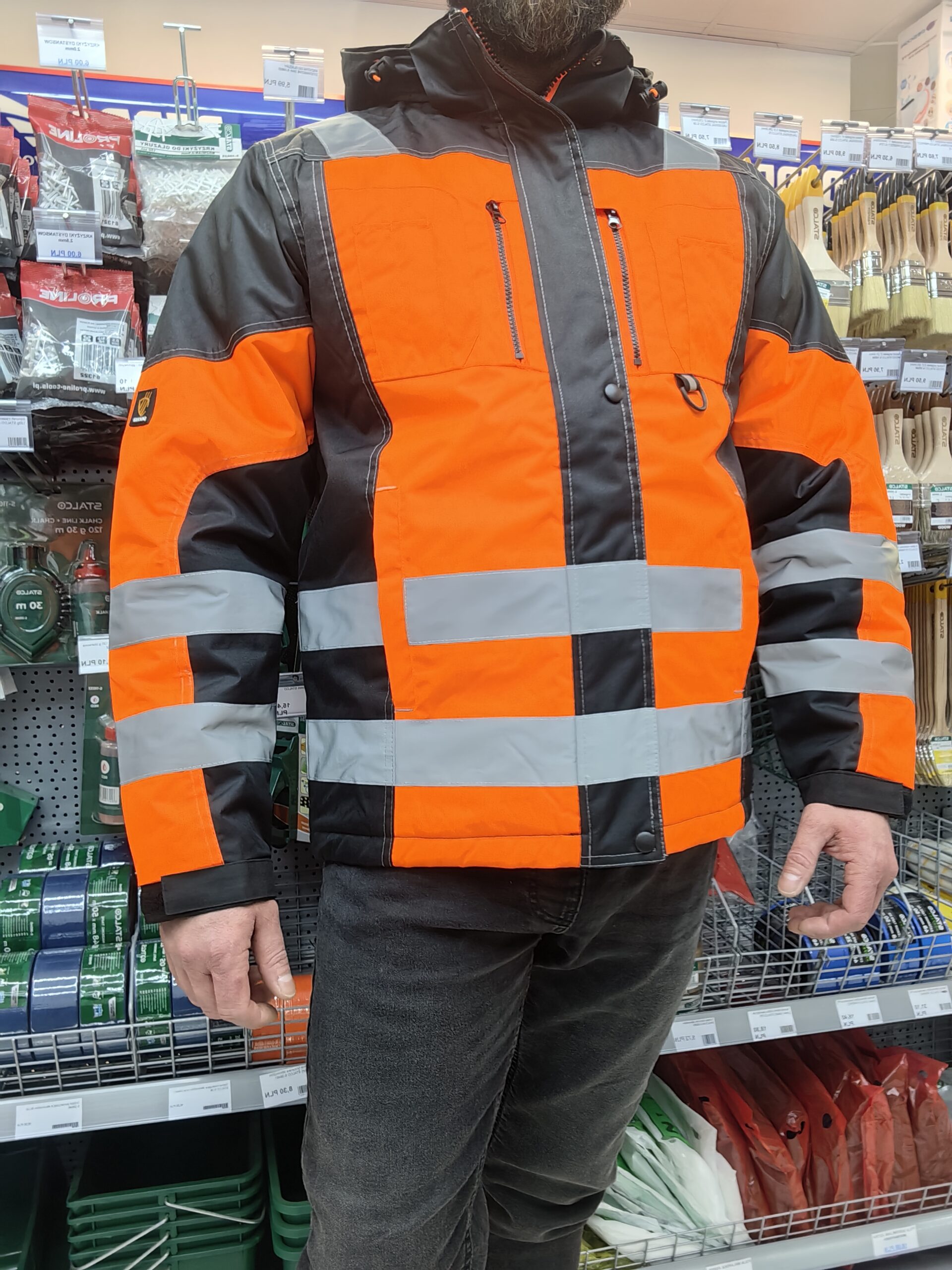 KURTKA OCIEPLANA LOGIC ORANGE - obrazek 4