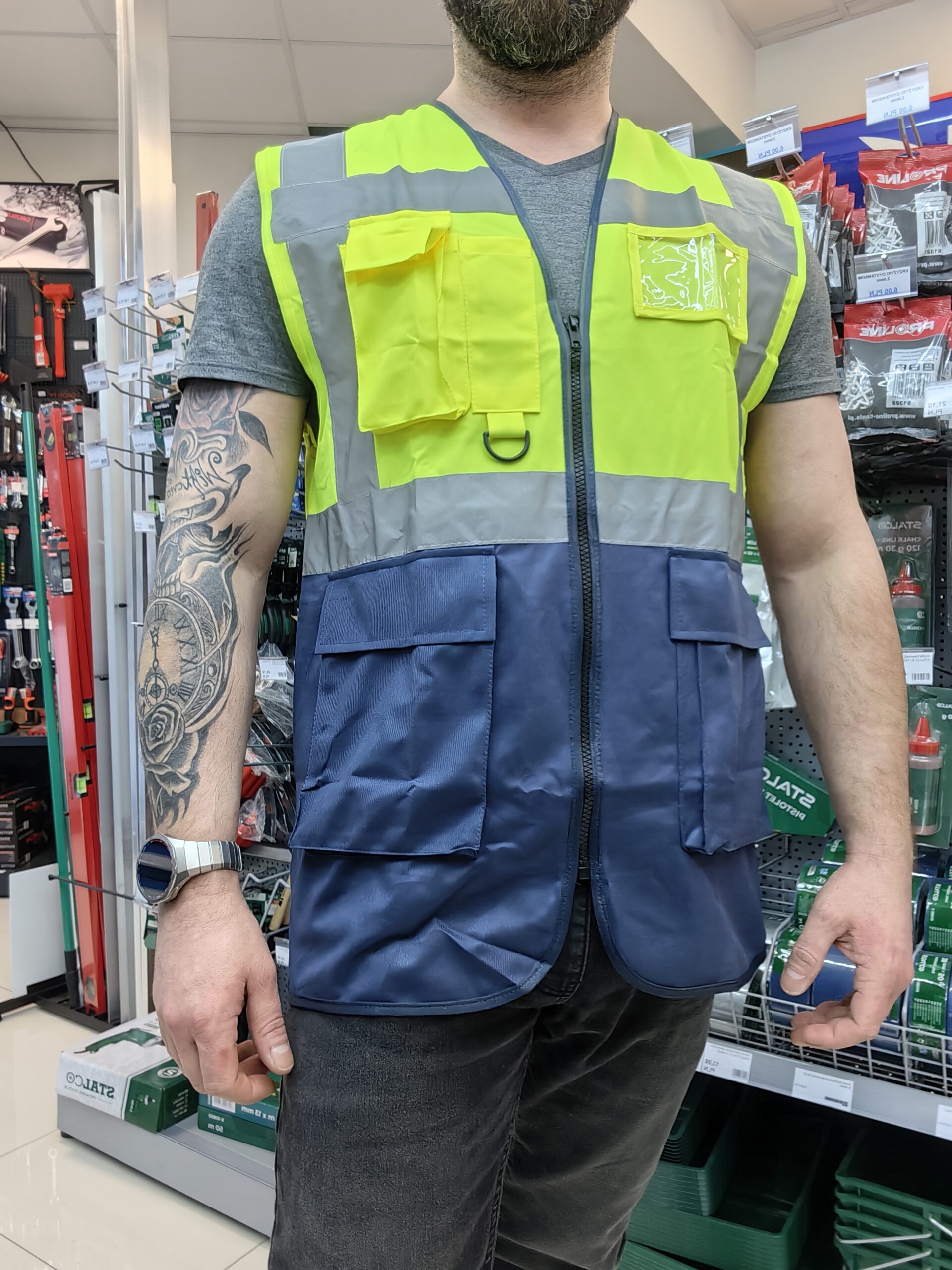 Kamizelka odblaskowa na zamek BoSafety - obrazek 3