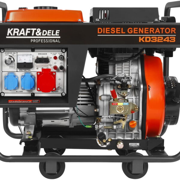Agregat prądotwórczy DIESEL 7KW 230V/400V KD3243