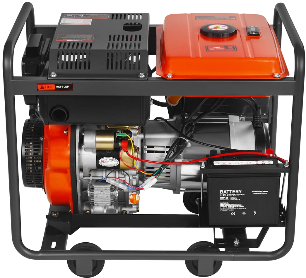 Agregat prądotwórczy DIESEL 7KW 230V/400V KD3243 - obrazek 6