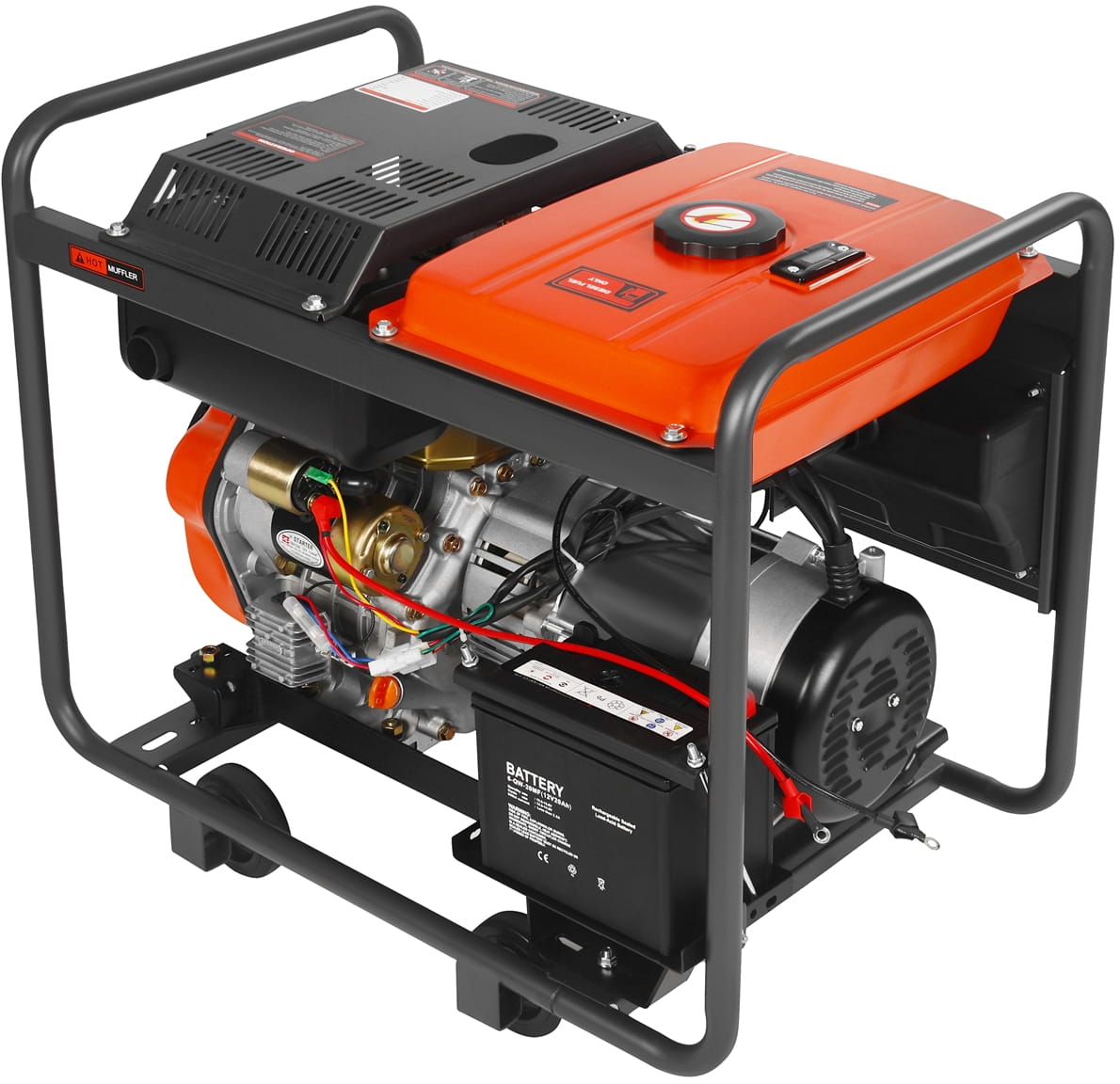 Agregat prądotwórczy DIESEL 7KW 230V/400V KD3243 - obrazek 10