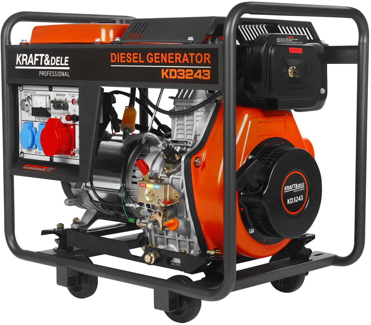 Agregat prądotwórczy DIESEL 7KW 230V/400V KD3243 - obrazek 13