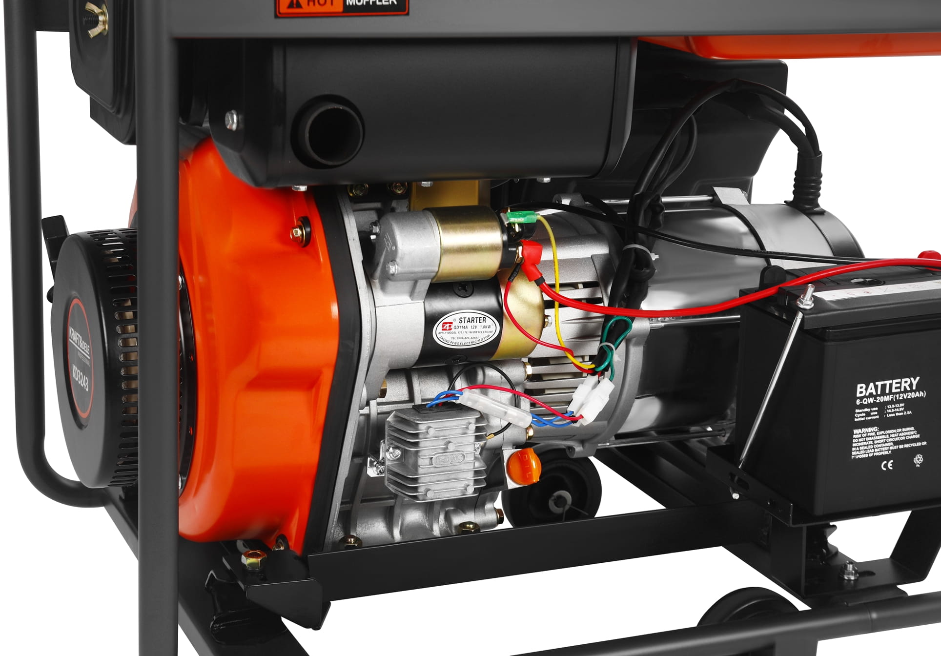 Agregat prądotwórczy DIESEL 7KW 230V/400V KD3243 - obrazek 24