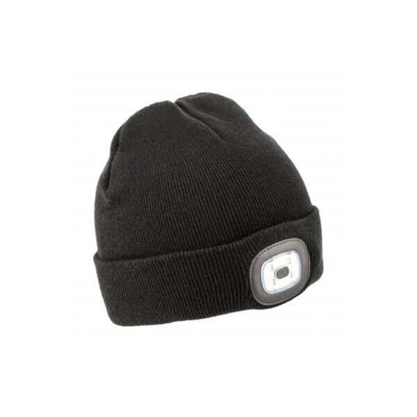 Czapka OTTO z lampką LED czarna UNI