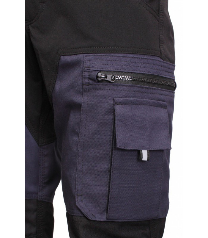 Spodnie MASHUP z elastycznymi detalami Bosafety - obrazek 5