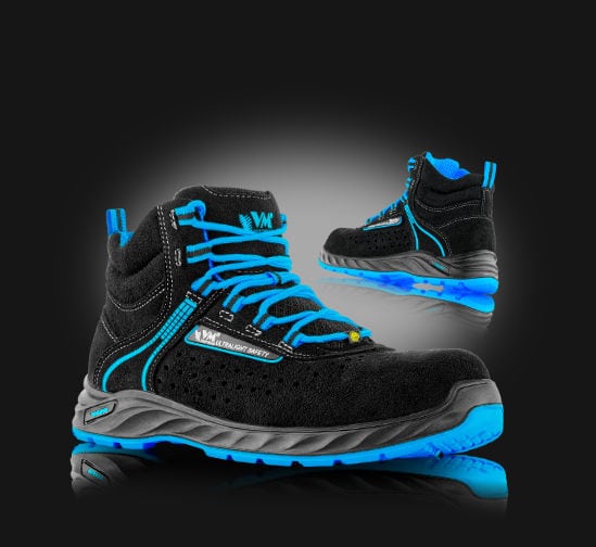 Trzewiki robocze VM Quebec 2230-S1P ESD – lekkie buty ochronne BHP