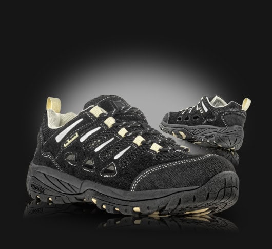 VM Półbuty robocze 4415-OB Brasilia – lekkie buty robocze bez podnoska, skórzane, antypoślizgowe